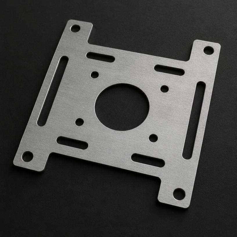 Precision laser-cut bracket plate